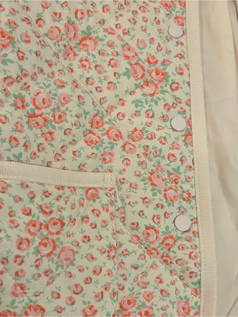LoveShackFancy NWT Charlotte Quilted Floral Girls Jacket - Picture 2 of 7